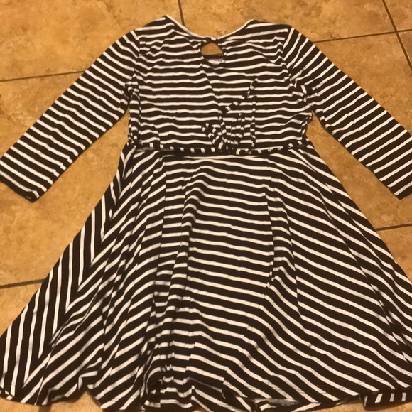 Justice Comfy Striped A-Line Dress - Picture 2 of 2